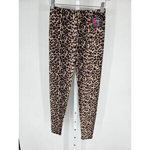 Legging Army by J Village Womens OS Pull On Leggings Cheetah Leopard Print NEW
